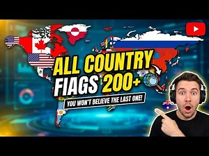 All Country Flags 200+ 🌍 | Learn Every Flag in Minutes!
