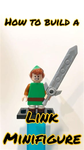 Lego Link Tutorial | #link #legendofzelda #nintendo #lego #legomoc #legotutorial #hyrule