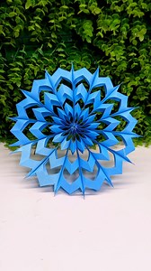 8K views · 85 reactions | 3D Paper Snowflake ❄️ DIY Christmas Snowflake Craft Tutorial How to make Christmas paper Snowflake DIY Christmas 3d Snowflake #christmas2025 #satisfying #handmade #snowflake #papercraft | SmirchS | Facebook
