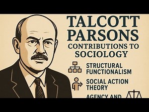 Sociology Of Talcott Parsons | Social Action Theory | Agil Model | Social System Theory