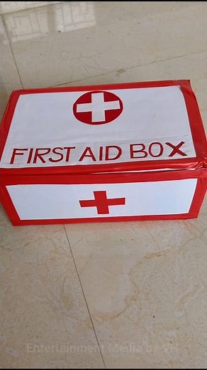 How to Make Easy First Aid Box From Shoe Box #shorts #youtubeshorts #trending #viralvideo #howto