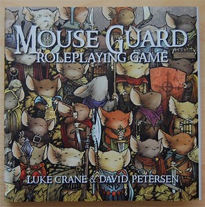 Mouse Guard: kid-friendly RPG where you get to play a mouse with a sword!
