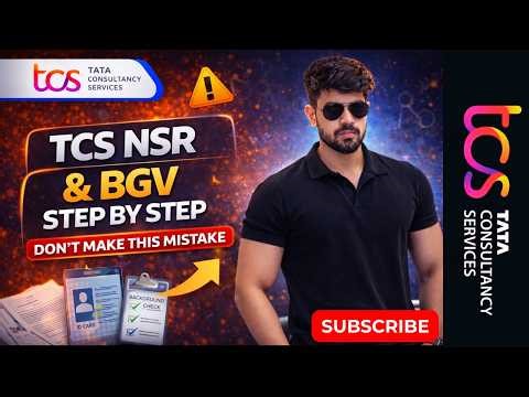 TCS NSR & BGV Process Explained | Complete Guide for TCS NQT Selected Candidates