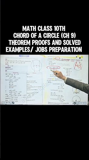 Chapter 9: Chord of a Circle | Class 10 Full Lecture | Math & Lecturer Jobs Preparation 2025