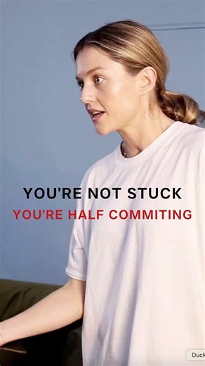 Isabelle Cornish | Most people don’t need a better plan. They need to finish one impulse fully. This is acting training, it applies to real life. | Instagram