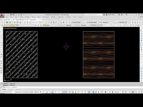 How to add concrete hatch pattern - wood grain hatch pattern to AutoCAD - Create new hatch patter...