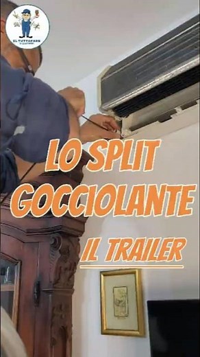 The dripping split (trailer) #hydraulic #airconditioning #tutorial #condensation #DIY #tips #split
