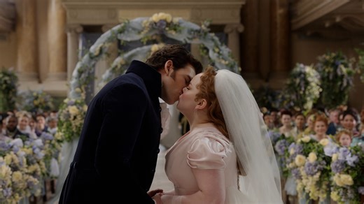 You are cordially invited to the wedding of Penelope and Colin. Please take a seat 🥰 📺 Bridgerton | Netflix