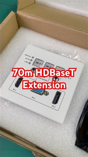 HDMI? VGA? DisplayPort? Connect them all! 70m HDBaseT extension with Intelligent Auto-Switching.