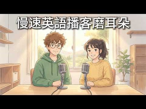 🔴 24/7 沉浸式英语播客自习室 | Lo-Fi 治愈系英文跟读 & 听力练习 🎧 Study with me / English Podcast Shadowing