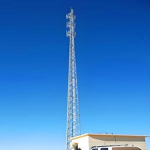 [Hot Item] 45m Steel Tubular Pipe Antenna WiFi Radar Signal Rooftop Masts Communication Pole