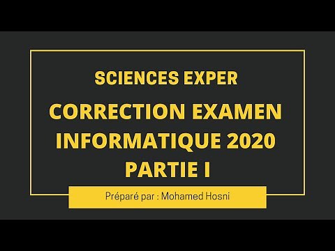 correction informatique scientifique bac 2020 (partie I)
