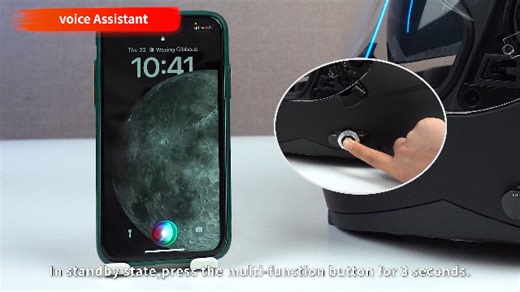 Watch How to operate Bluetooth 5.0 BM12 Full Face Bluetooth Helmet on Amazon Live