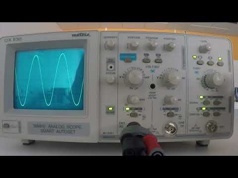 Comment mesurer une période sur un oscilloscope ?