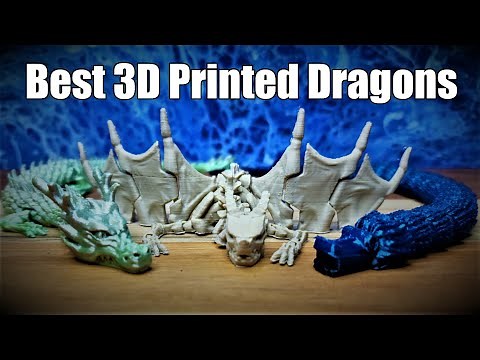 7 of The Best 3D Printable Dragons | Timelapses