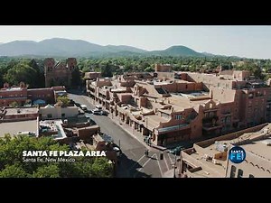 Santa Fe Plaza, Aerial View