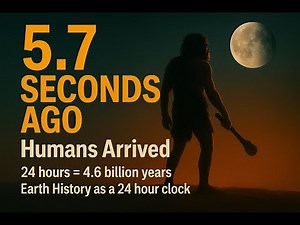 The history of the Earth as a 24 hour clock