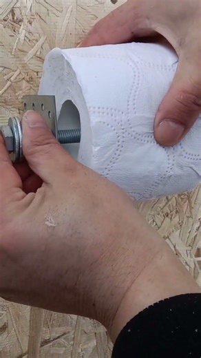 Trun a Simple Toilet Paper Holder into a Smart Space -Saving Hack!#shorts