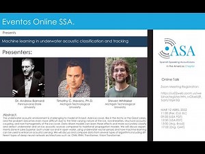 Machine learning in underwater acoustic classification and tracking (English)