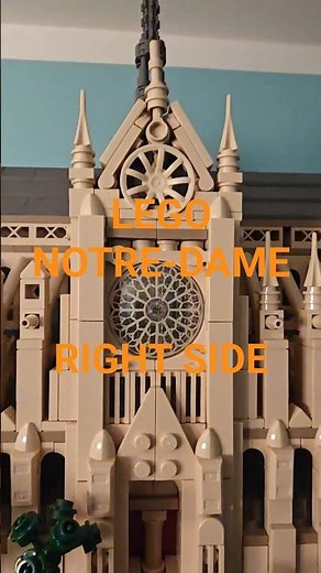LEGO Architecture 21061 Notre-Dame Paris - RIGHT SIDE #lego #bricks #notredame
