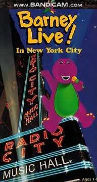 The Barney Bag - Barney Live! In New York City