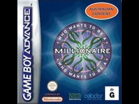 Who Wants to Be a Millionaire Australian Edition Gameboy Advance John Carpenter Game #10