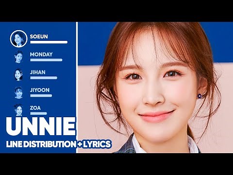 Weeekly - Unnie (Line Distribution + Lyrics Color Coded) PATREON REQUESTED