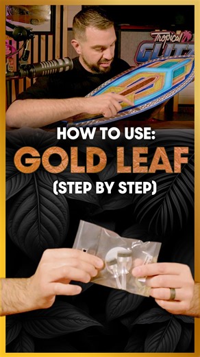 36 reactions | HOW TO USE GOLD LEAF - part 3 | Tropical Glitz | Facebook
