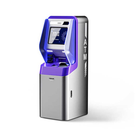Crtly Cash Dispenser Bank Money ATM Multi-Functional Currency Exchange ATM Machine Self Service Deposit and Withdraw Terminal