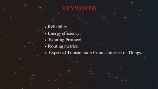 Energy Aware Routing Metric for Efficient Data Transmission in Low-Power and Lossy Networks | kevin yeison