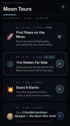 Moon Explorer - Explore the Moon in 3D | Official Android App Trailer #space #moon #astronomy