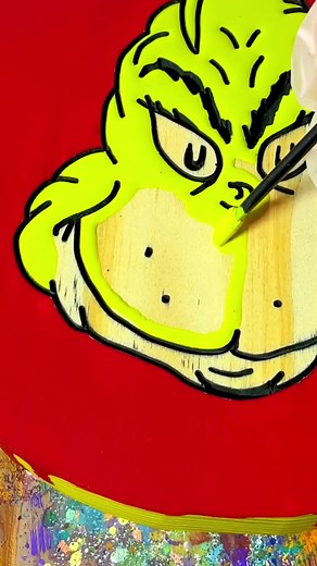 Satisfying The Grinch #satisfying #asmr #relaxing