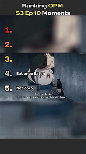 One Punch Man Season 3 Episode 10 Best Moments | Zombieman Vs Vampire 🔥 #anime #onepunchman