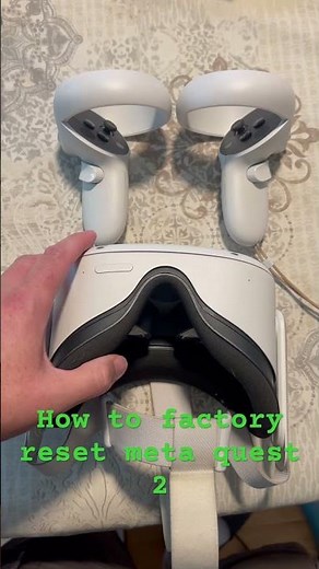How to factory reset an oculus meta quest 2 #oculus #metaquest2 #hack #hacks #tips #tricks #meta