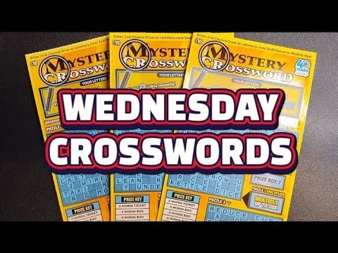 It's Wednesday Crosswords time again with Mystery Crossword this week!