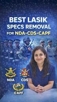 Best Eye Surgery for Defence Exams | LASIK vs TransPRK for NDA, CDS & CAPF 👀