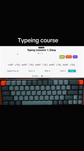 typeing course #keyboard #typing
