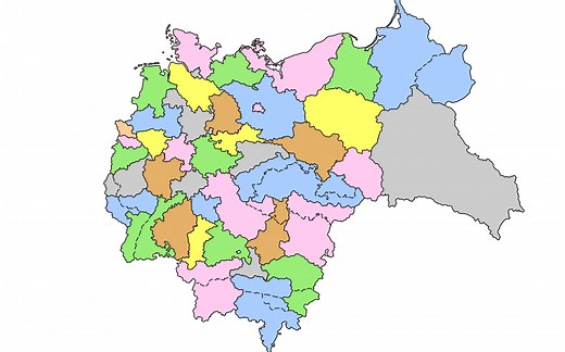 【地图】德意志第三帝国行政区划