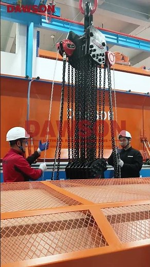 DAWSON WLL 75 Ton Heavy Duty Manual Chain Block for Lifting