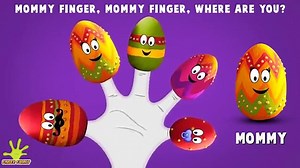 Nursery Rhymes - Easter Chocolate Egg Family - Finger Family Songs