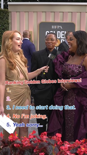 Ranking my Golden Globes interviews ! 💅 | Amelia Dimoldenberg