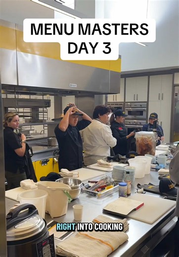 16 chefs, 4 teams, one kitchen and only 4.5 hours to cook. At the Culinary Institute of America in Napa, the final day of Menu Masters filming was controlled chaos. The clock started at 9:00 AM. Each team had until 1:30 PM to create: 🔥 one hot dish 🥗 one cold dish 🍴 tasting portions for around 50 guests Behind the scenes, the Cali BBQ Media team had cameras embedded in every kitchen station while our directors monitored everything from Video Village through wireless systems. Filming chefs in