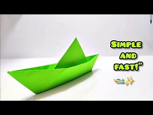 How to Make a Simple and Amazing Paper Boat | Easy Step-by-Step Tutorial!🚤⛵️🌍
