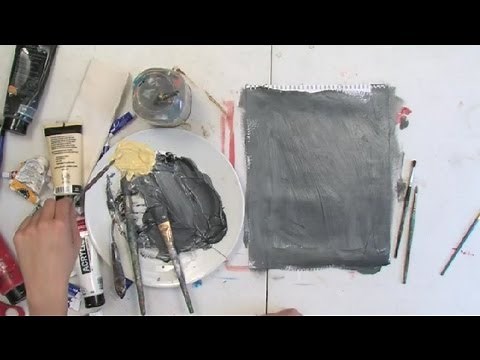 How to Achieve the Splashing Effect With Acrylic Paints : Painting Tips