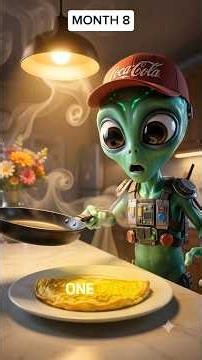 👽 What Happens If an Alien Tries Cooking Human Food for a Year?