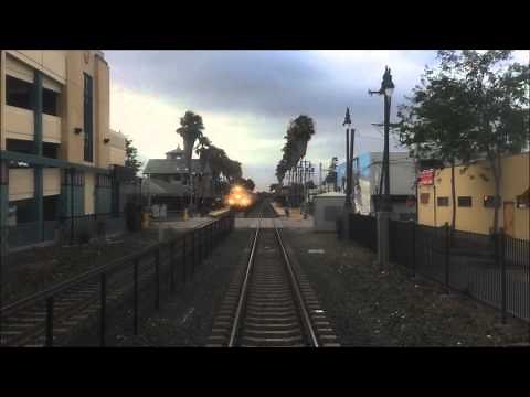 Caltrain HD 60fps: Gallery Car 4008 Cab Ride on Baby Bullet Train 375 (San Jose - San Francisco)