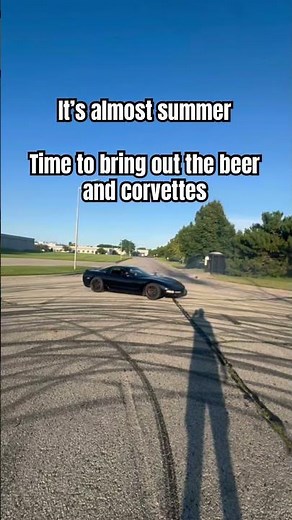 When the weather gets warm… #corvette #summer