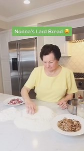 Nonna’s homemade lard bread 🐷🥖 #nonna #homemade #lard #bread #italian #trending | Realnonnagracie