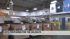 How does the United States Postal Service handle the holiday surge?