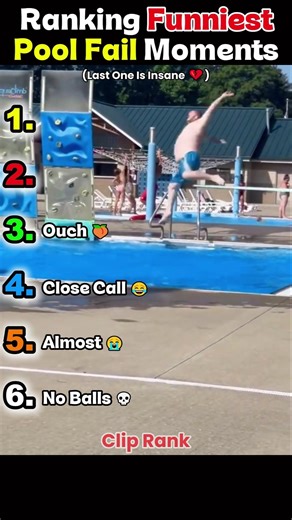 Ranking Craziest Pool Fail Moments 🤣😂